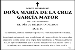 María de la Cruz García
